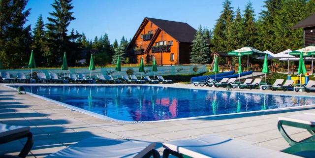 Piscina exterioara Pensiunea Cris