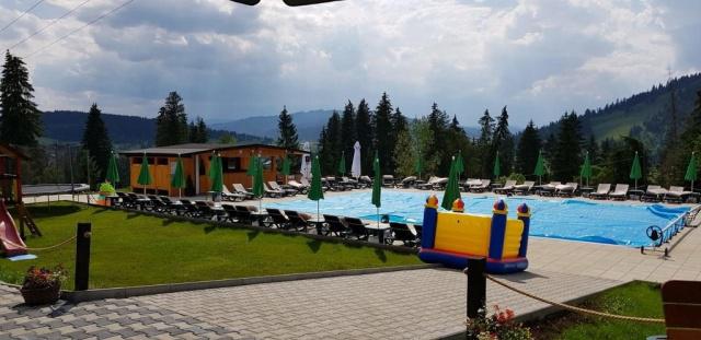 Piscina exterioara Pensiunea Cris