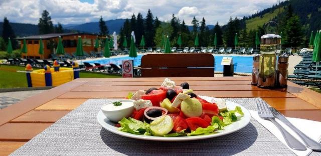 Piscina exterioara Pensiunea Cris